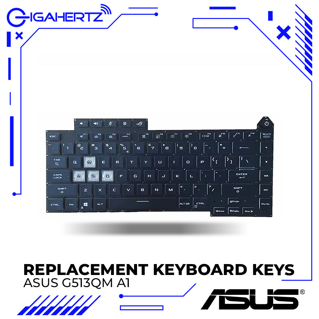 Replacement Keyboard Keys For Asus G513QM A1