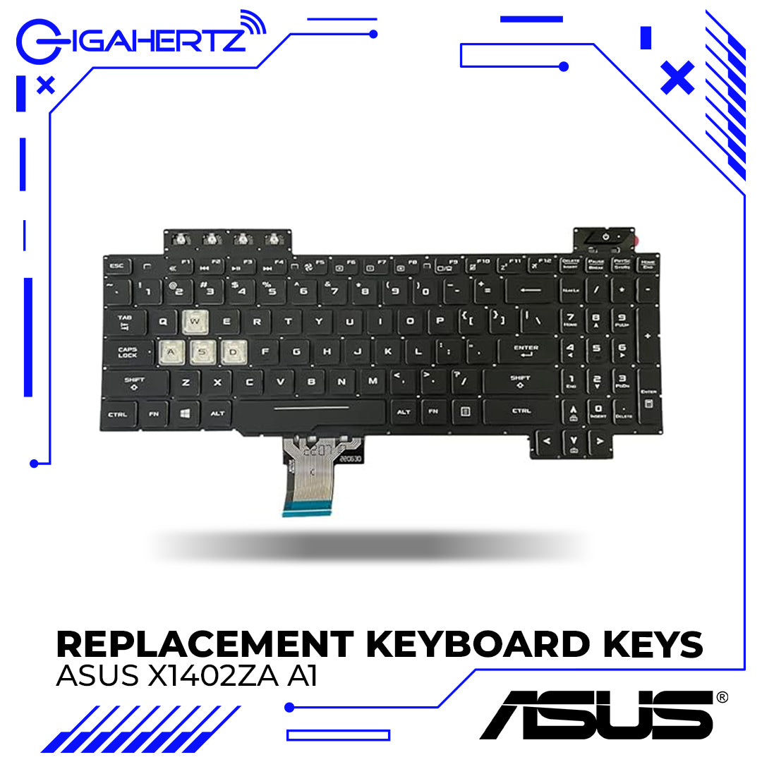 Replacement Asus Keyboard Keys X1402ZA A1