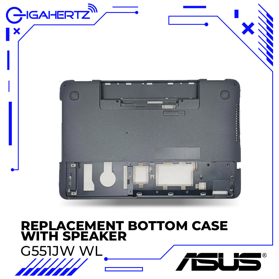Replacement Bottom Case With Speaker For Asus G551JW WL