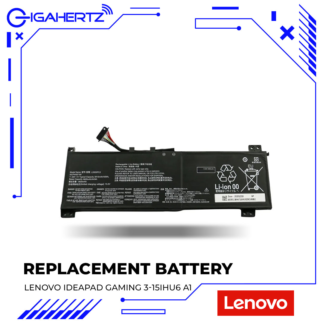 Lenovo Battery Ideapad Gaming 3-15IHU6 A1