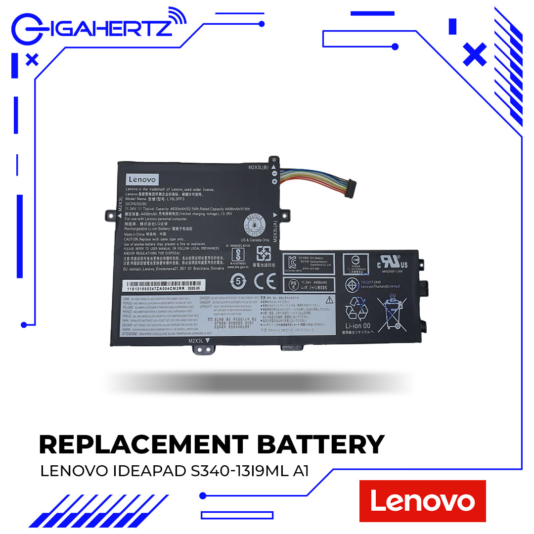 Lenovo Battery IdeaPad S340-13I9ML A1 for Replacement - Lenovo IdeaPad S340-13IML