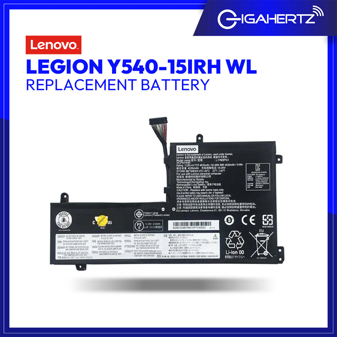 Lenovo Battery Legion Y540-15IRH WL - For Replacement Lenovo Legion