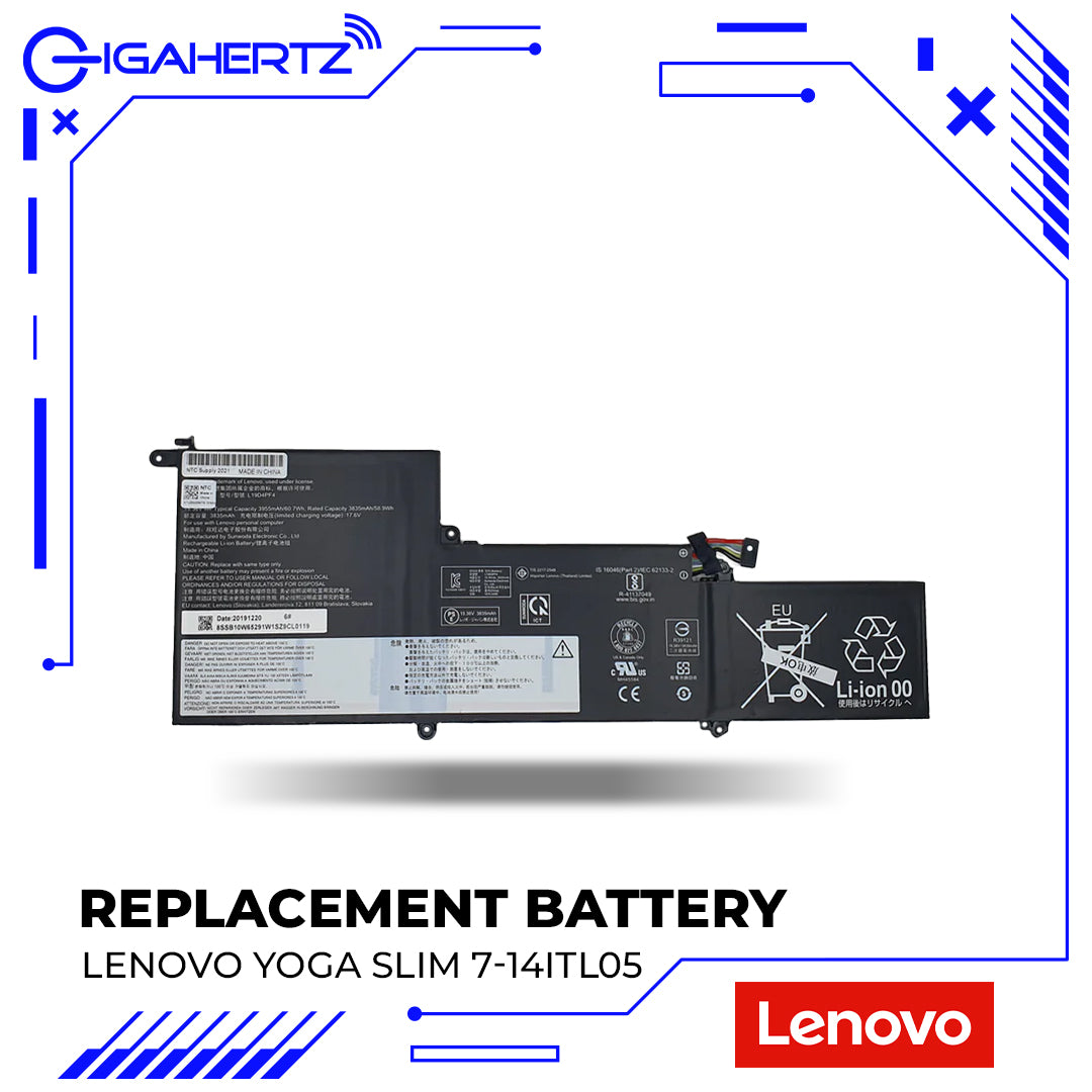 Lenovo Battery Yoga Slim 7-14ITL05 WL for Lenovo Yoga Slim 7 14ITL05