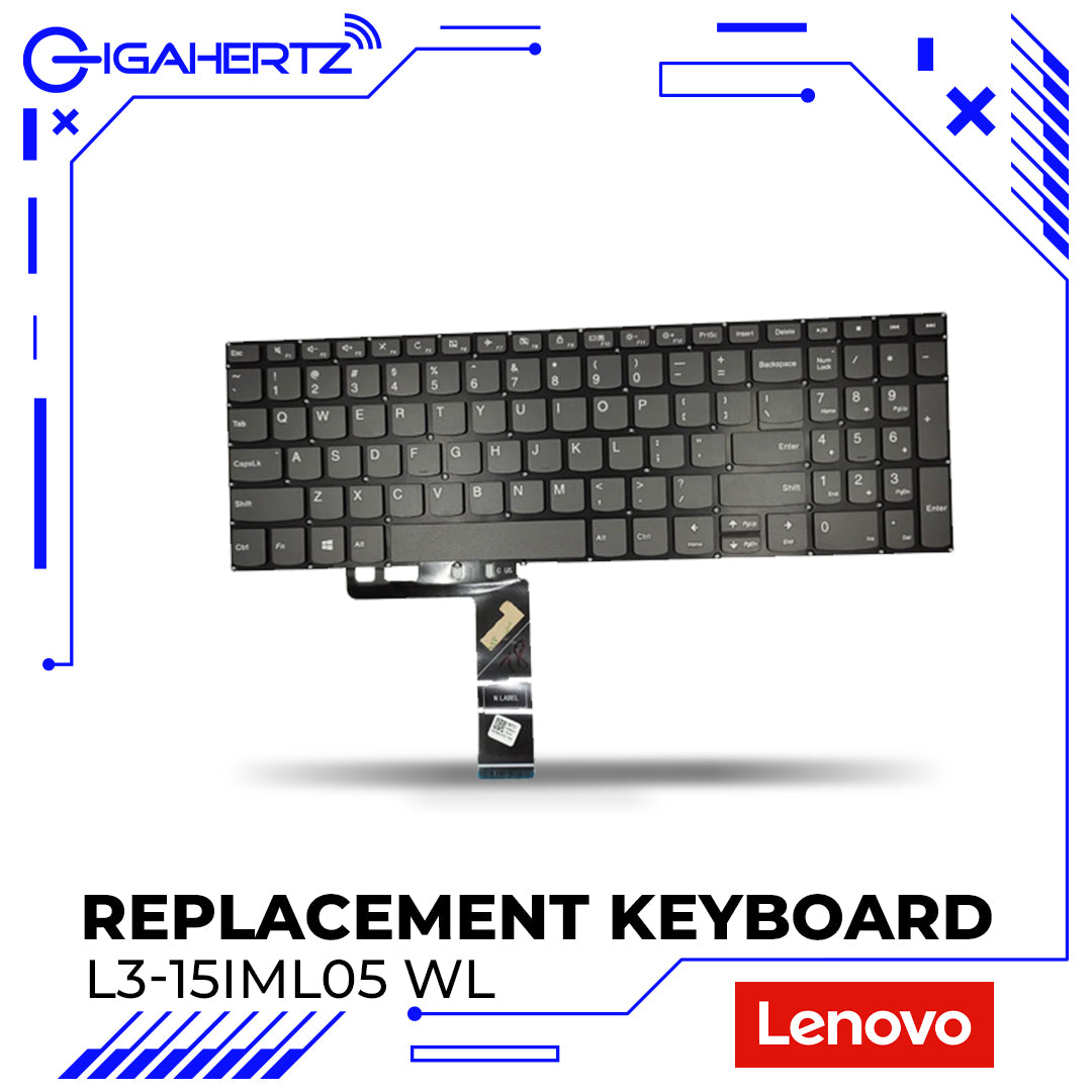 Replacement Keyboard for Lenovo L3-15IML05 WL