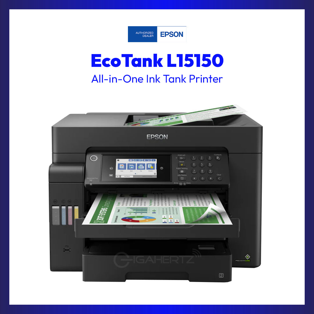 Epson EcoTank L15150 | Black | A3 Wi-Fi Duplex All-in-One Ink Tank Printer