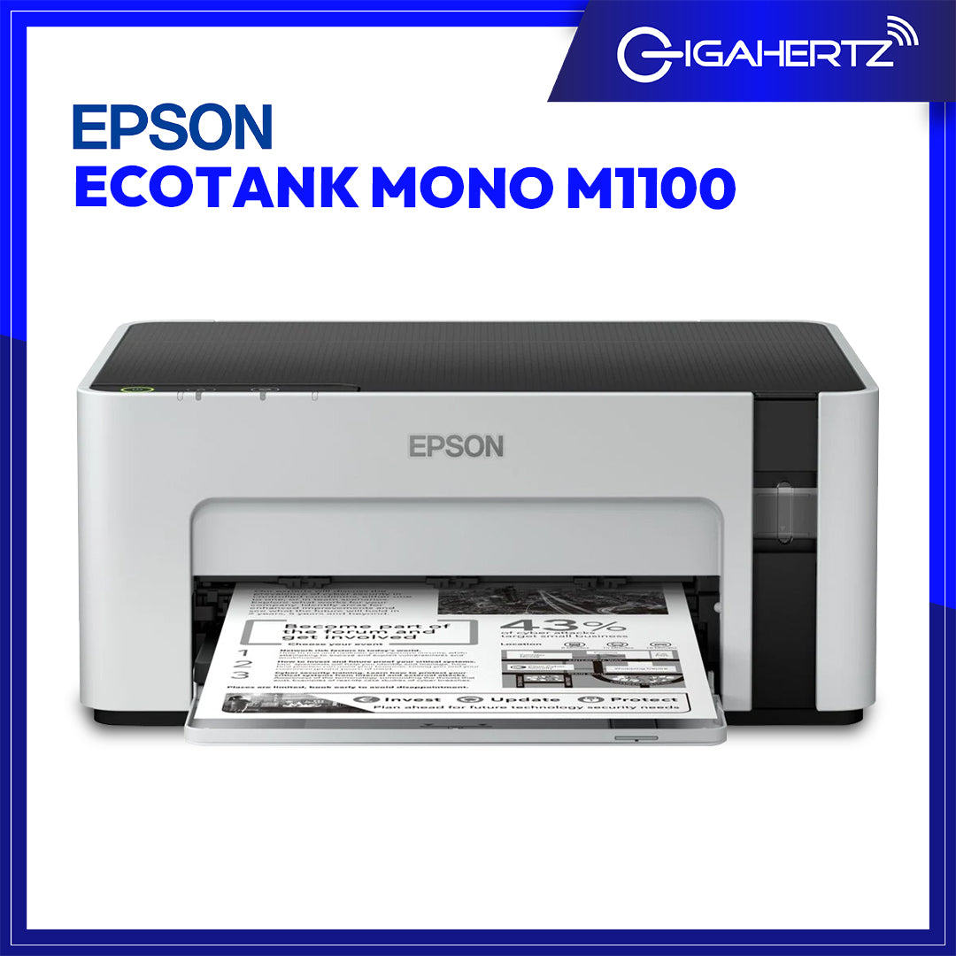 EPSON EcoTank Monochrome M1100 Ink Tank Printer | Gigahertz