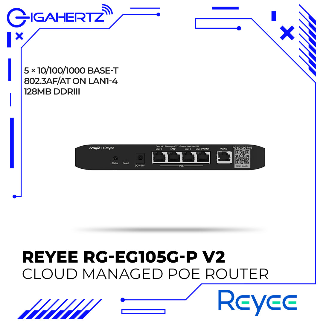 Reyee RG-EG105G-P V2 Reyee Cloud Managed PoE Router