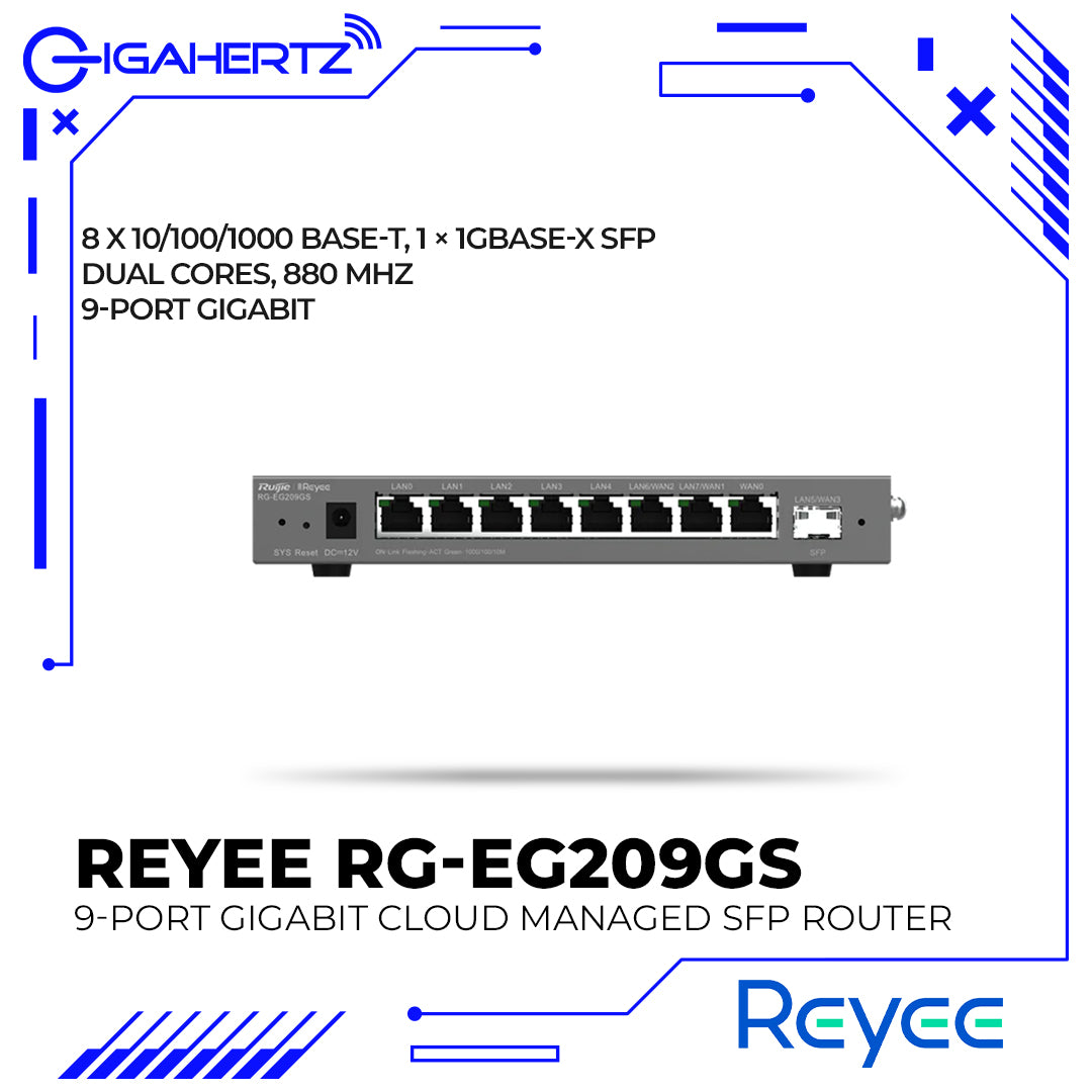 Reyee RG-EG209GS Reyee 9-Port Gigabit Cloud Managed SFP Router