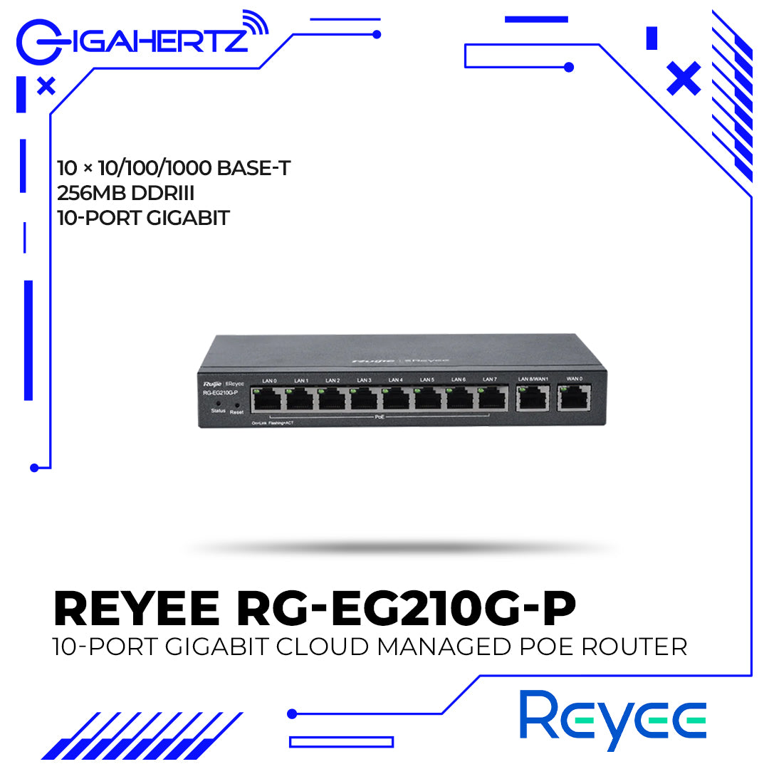 Reyee RG-EG210G-P Reyee 10-Port Gigabit Cloud Managed PoE Router