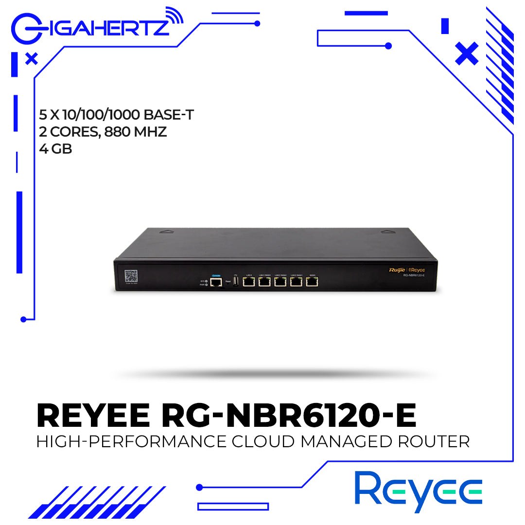 Reyee RG-NBR6120-E High-performance Cloud Managed Router