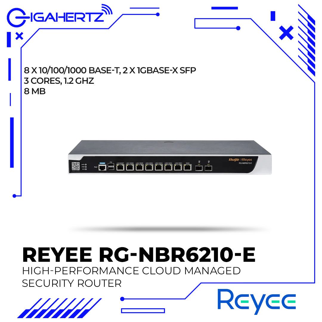 Reyee RG-NBR6210-E High-performance Cloud Managed Security Router