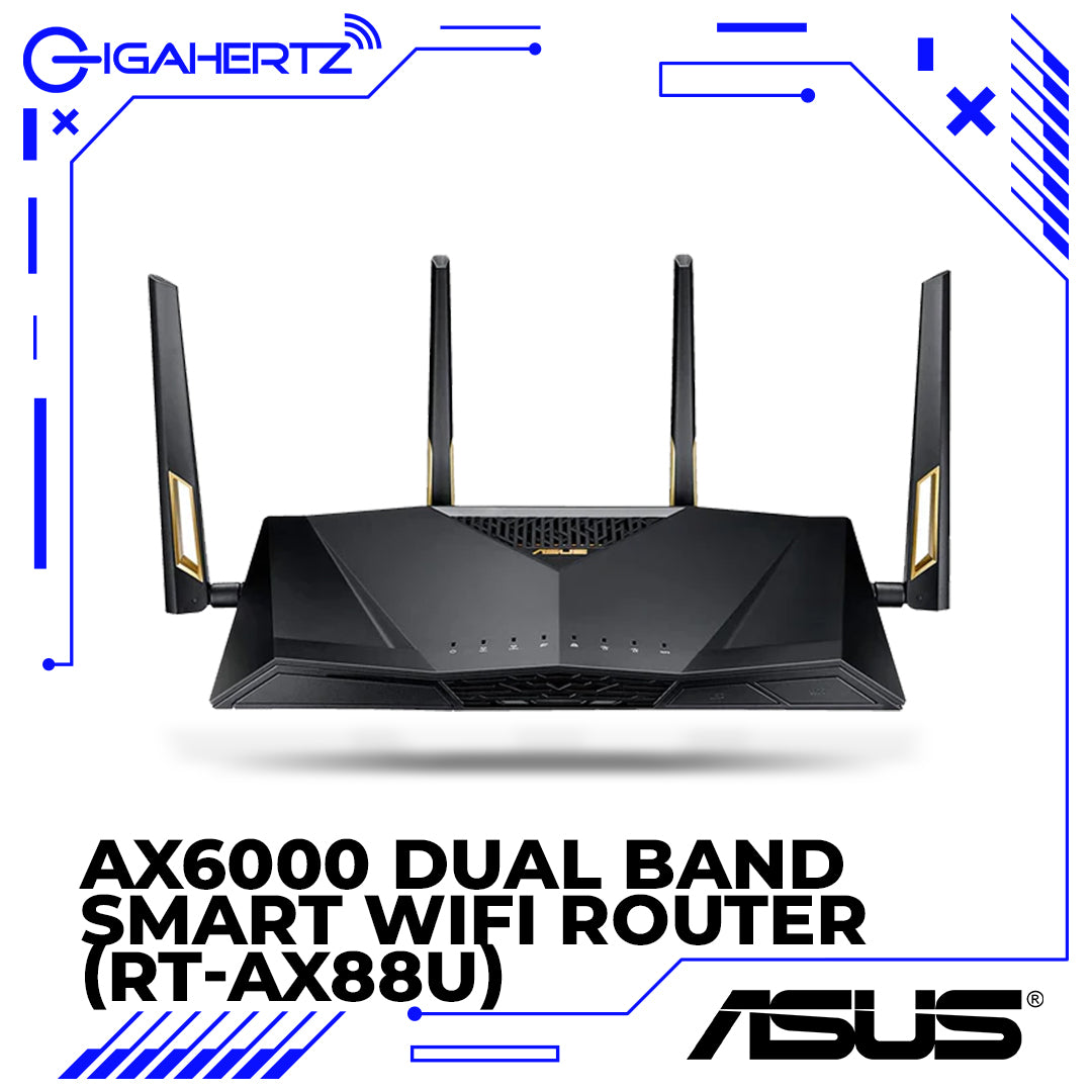 Asus AX6000 Dual Band Smart Wifi Router (RT-AX88U)