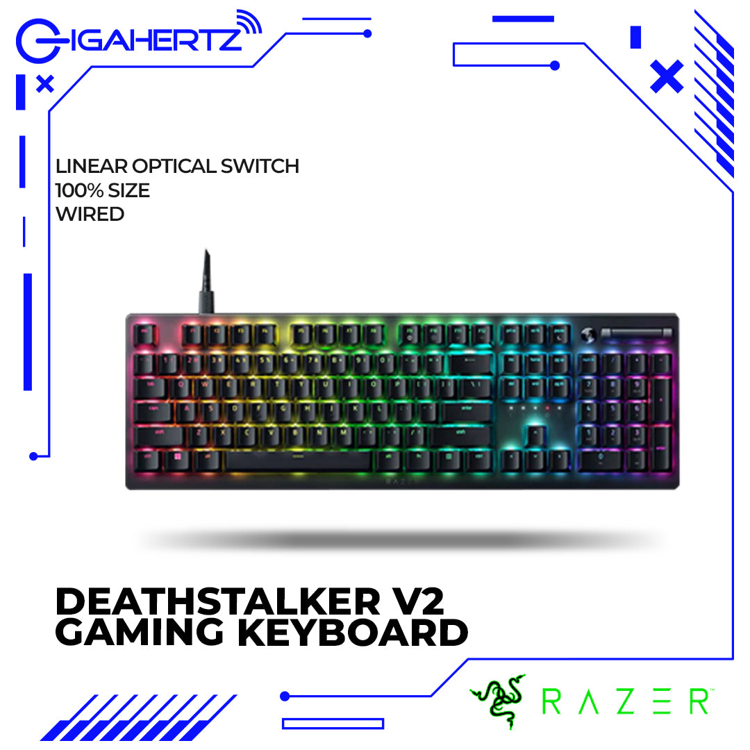 Razer DeathStalker V2 Linear Optical Switch Gaming Keyboard