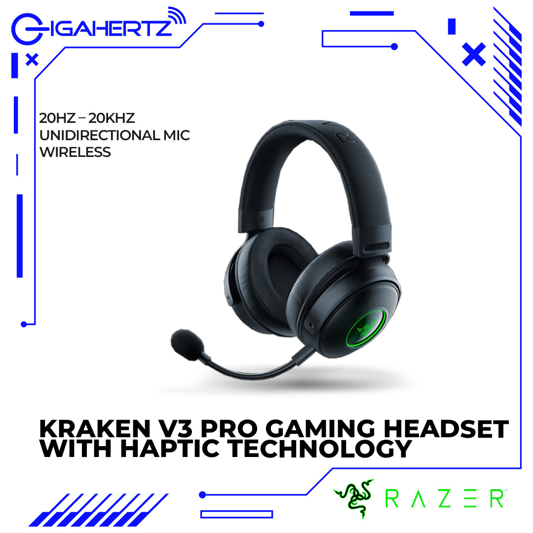 Razer Kraken V3 Pro Wireless Gaming Headset With Haptic Technology