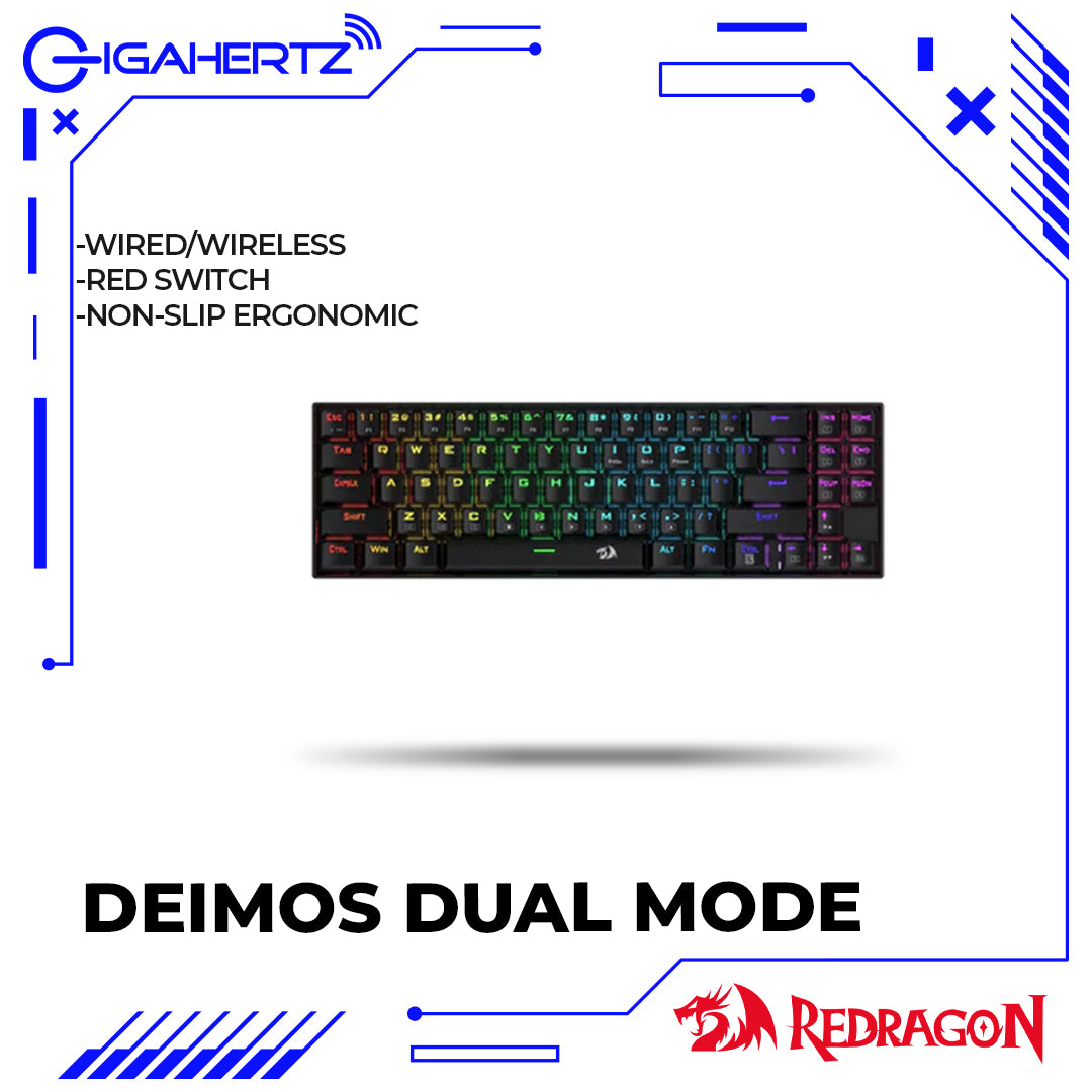 Redragon Deimos Dual Mode RGB Mechanical Gaming Keyboard Switch for DIY (K599-KRS)