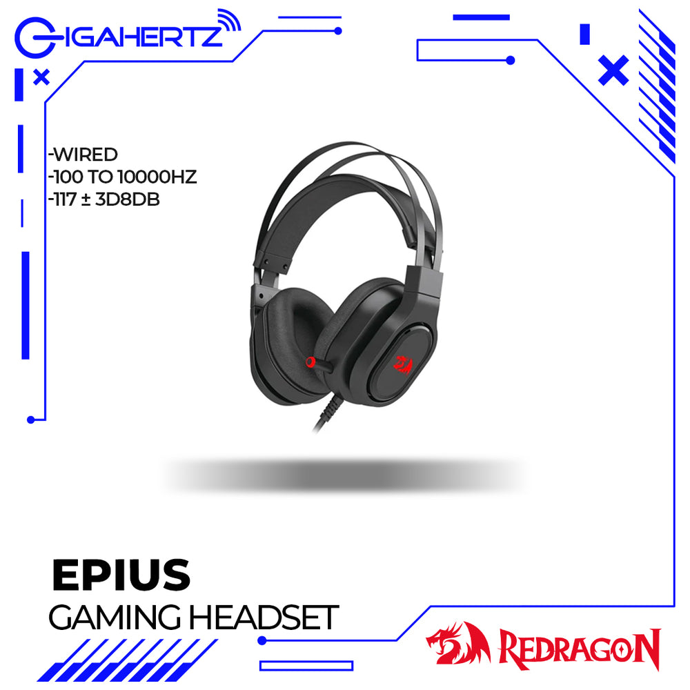 Redragon Epius Wired Gaming Headset (H360) Gigahertz