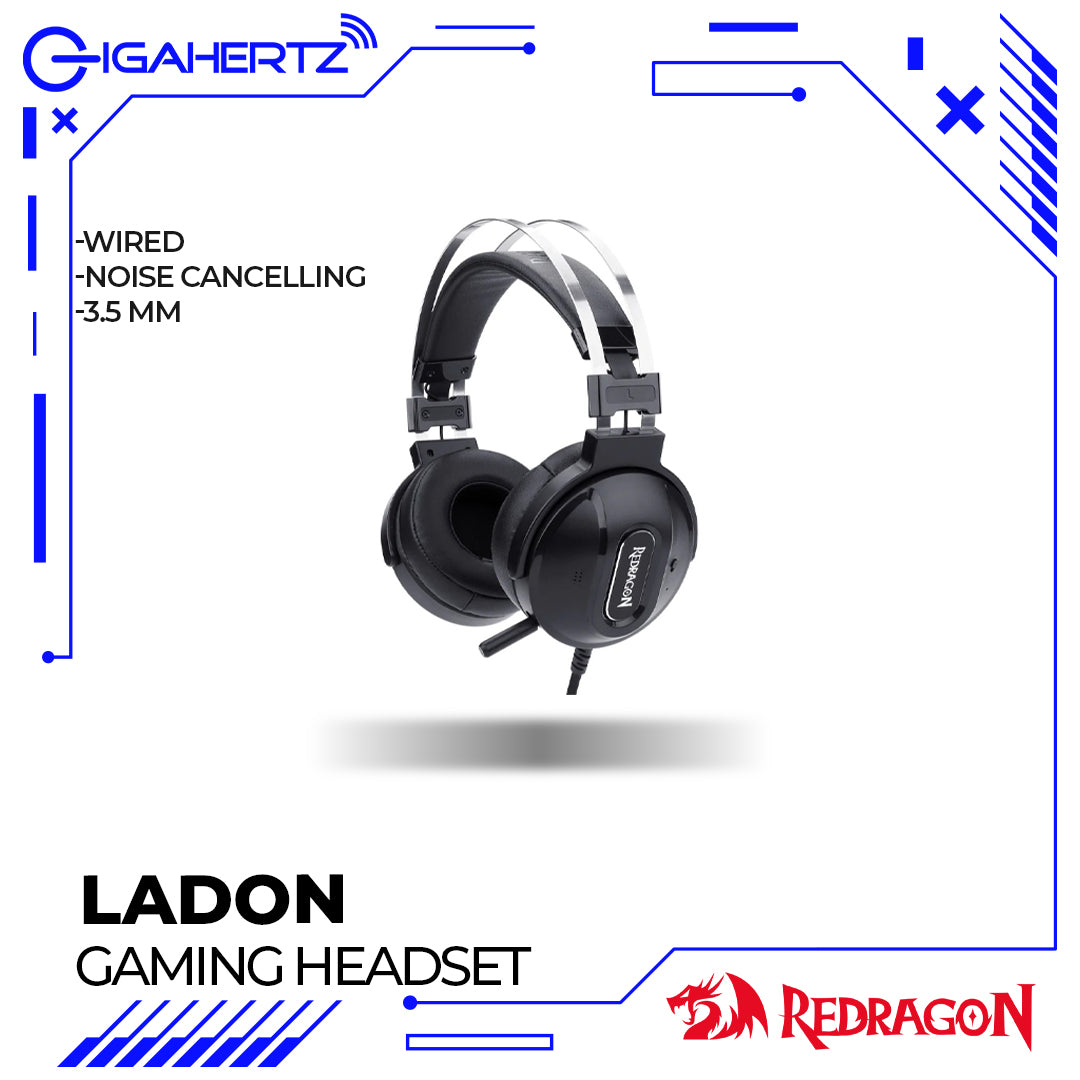Redragon Ladon Active Noise Canceling Gaming Headset (H990)