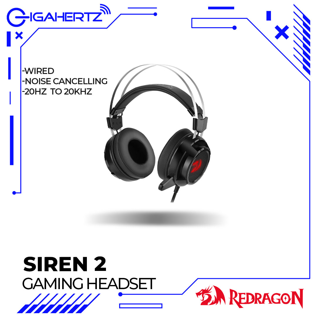 Redragon Siren 2 Wired Gaming Headset (H301 USB)
