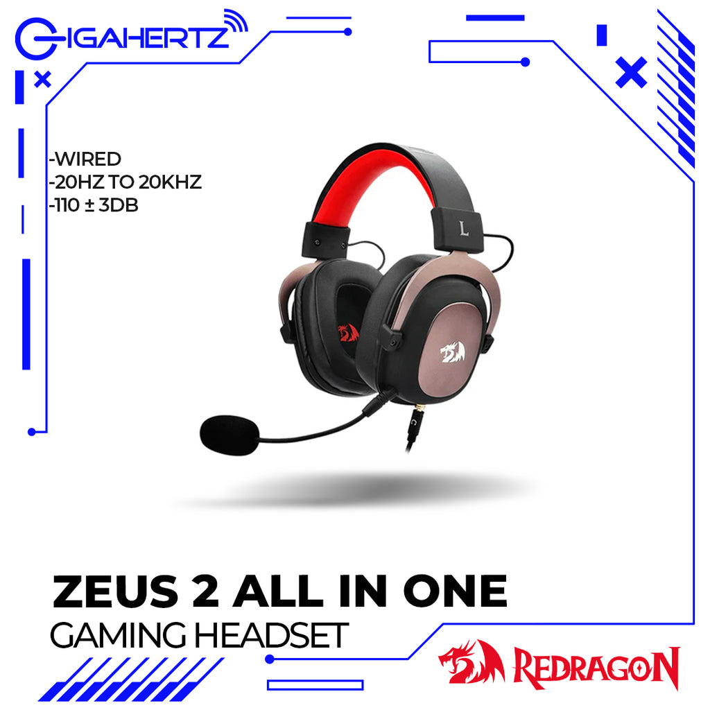 Redragon Zeus 2 All-In-One Gaming Headset (H510) | Gigahertz