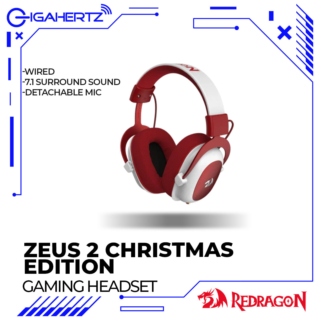 Redragon Zeus 2 Christmas Edition Gaming Headset (H510-XMAS)