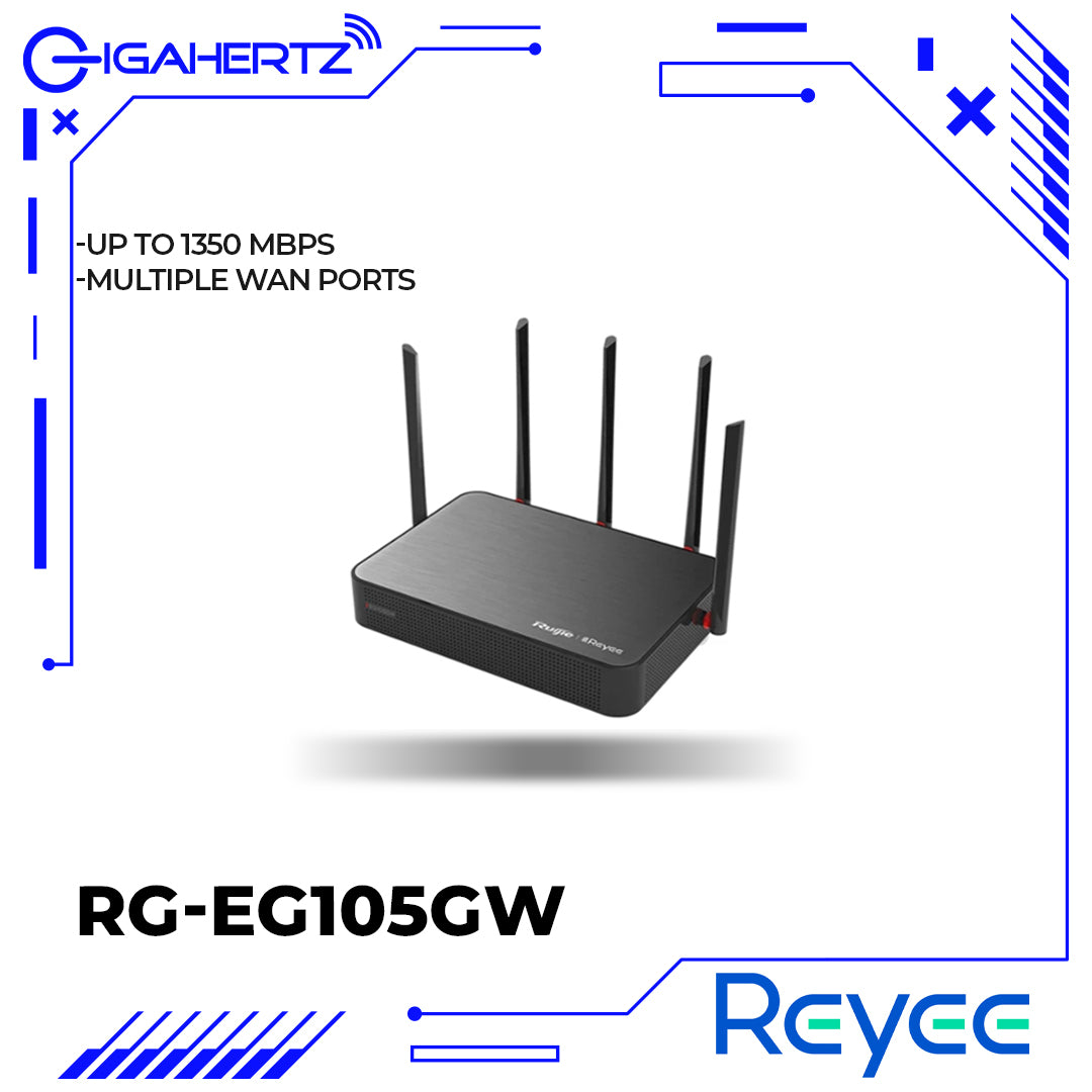 Reyee 1350M Dual Band 5-Port Gigabit Wireless Router (RG-EG105GW)