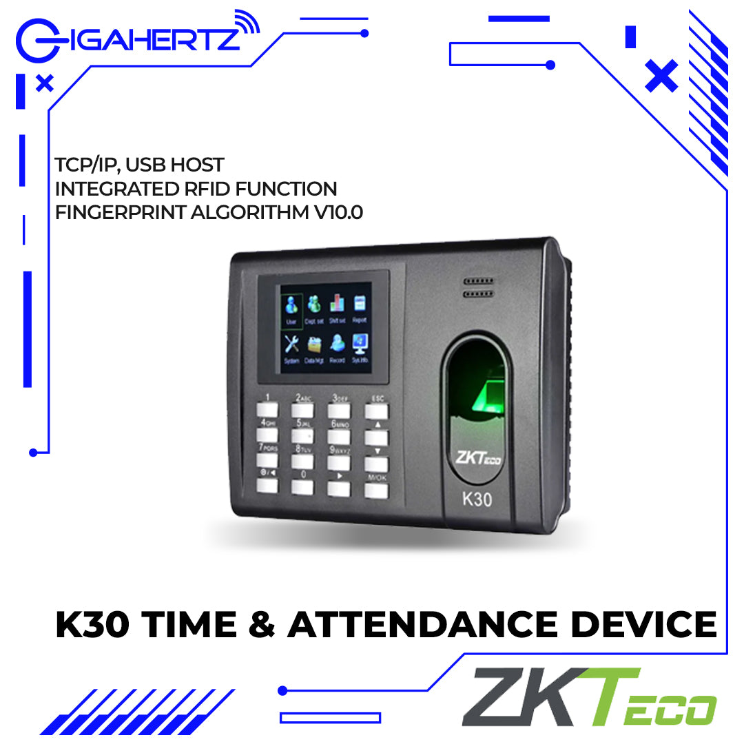 ZKTeco K30 Time & Attendance Device