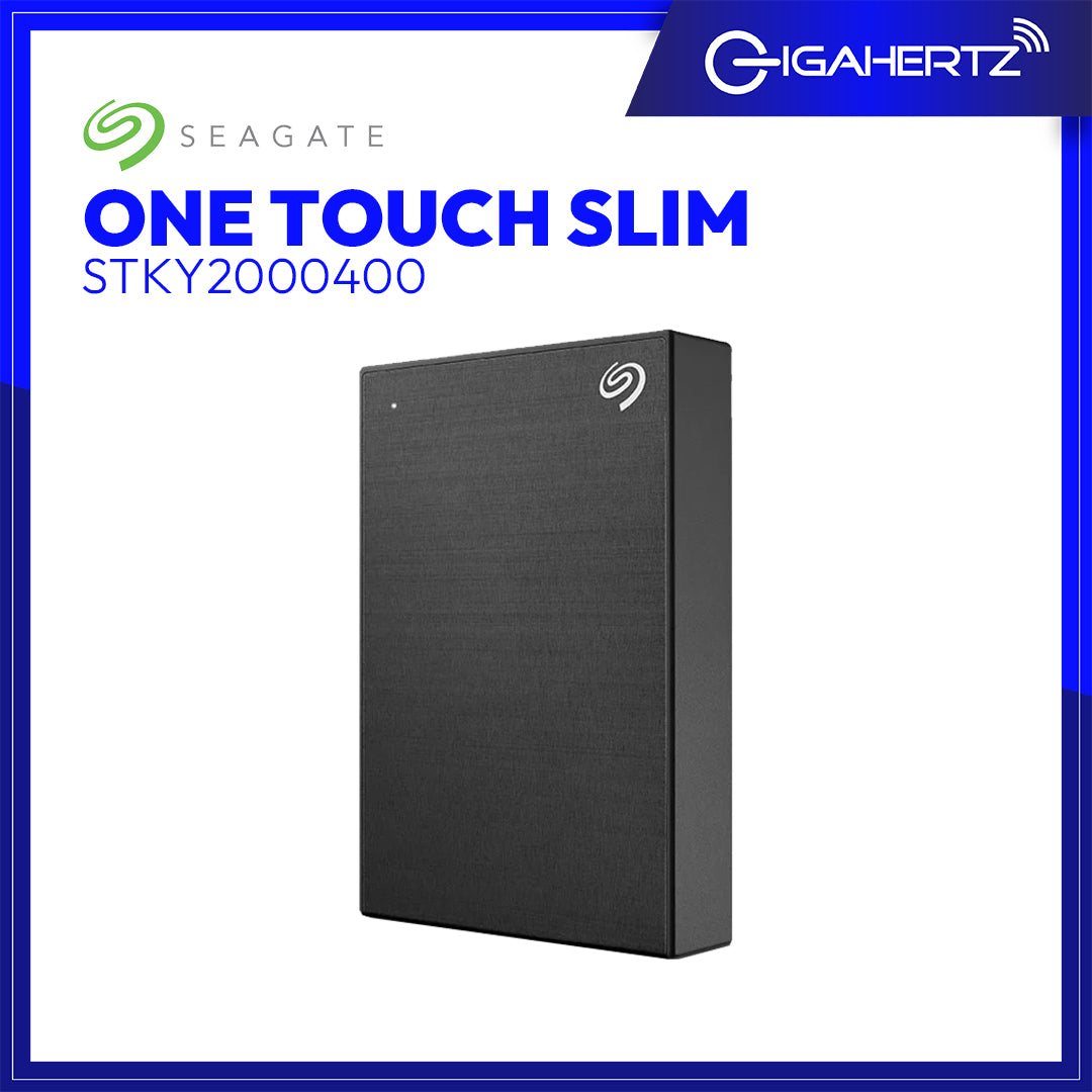 SEAGATE 2TB One Touch Slim Black STKY2000400