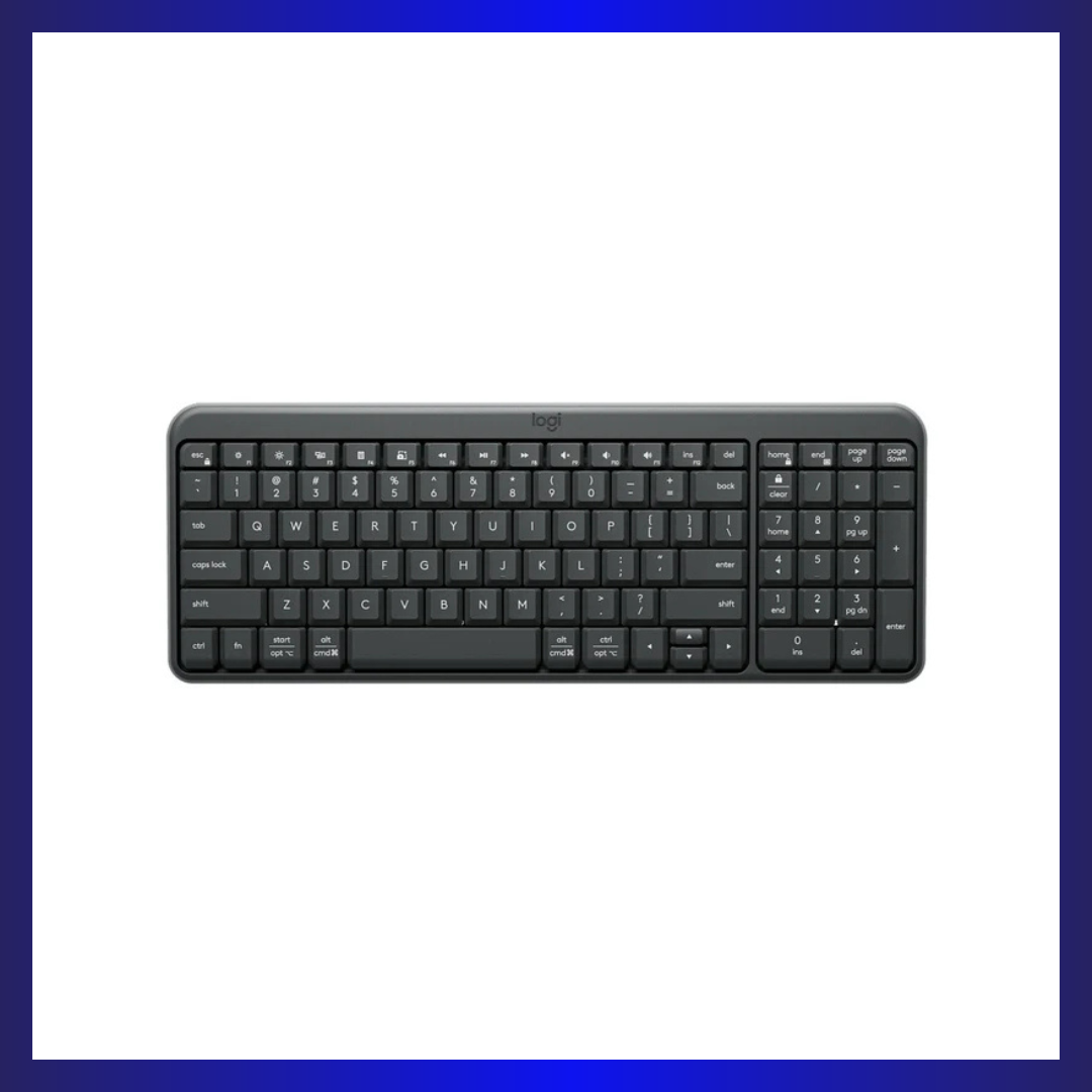 Logitech K250 Compact Wireless Keyboard with Numpad | 12-Month Battery | Multi-OS | Graphite
