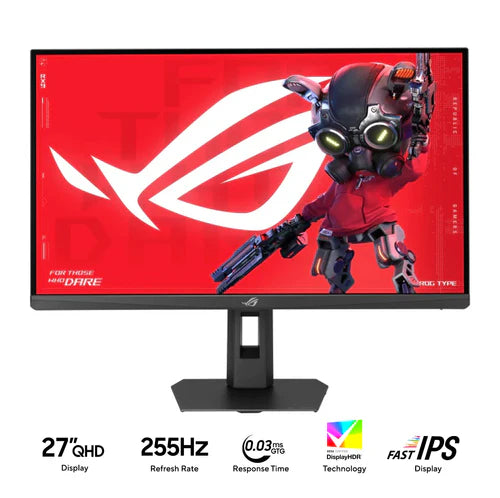 Asus ROG Strix XG27ACMES 27" QHD (2560x1440) 255Hz OC 0.3ms Fast IPS Gaming Monitor