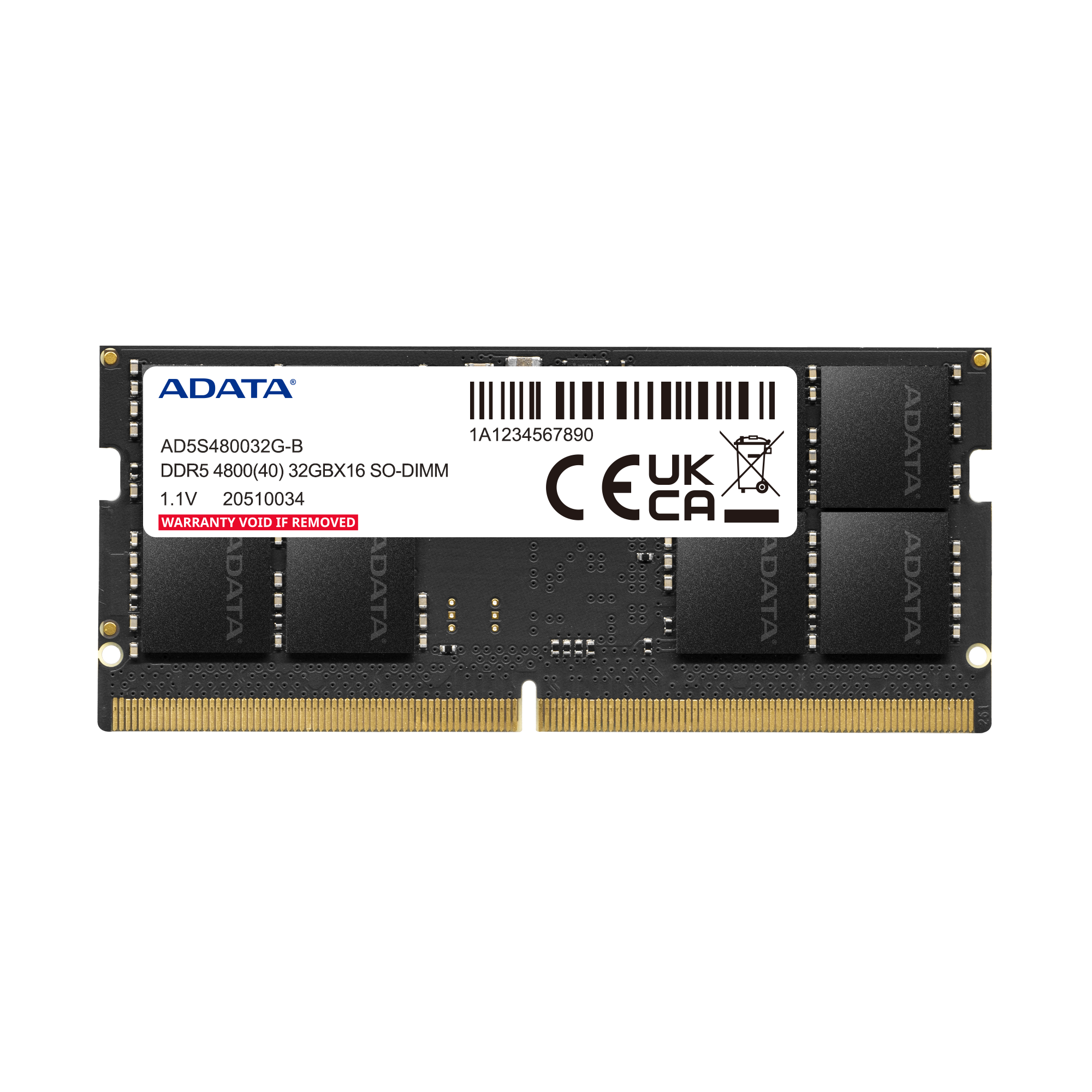 4800MHz DDR5 ADATA 32GB SODIMM DDR5-4800 ADATA メモリー - AL-NABAA – RAM Laptop SO-DIMM - 32GB) (1x 32GB メモリー