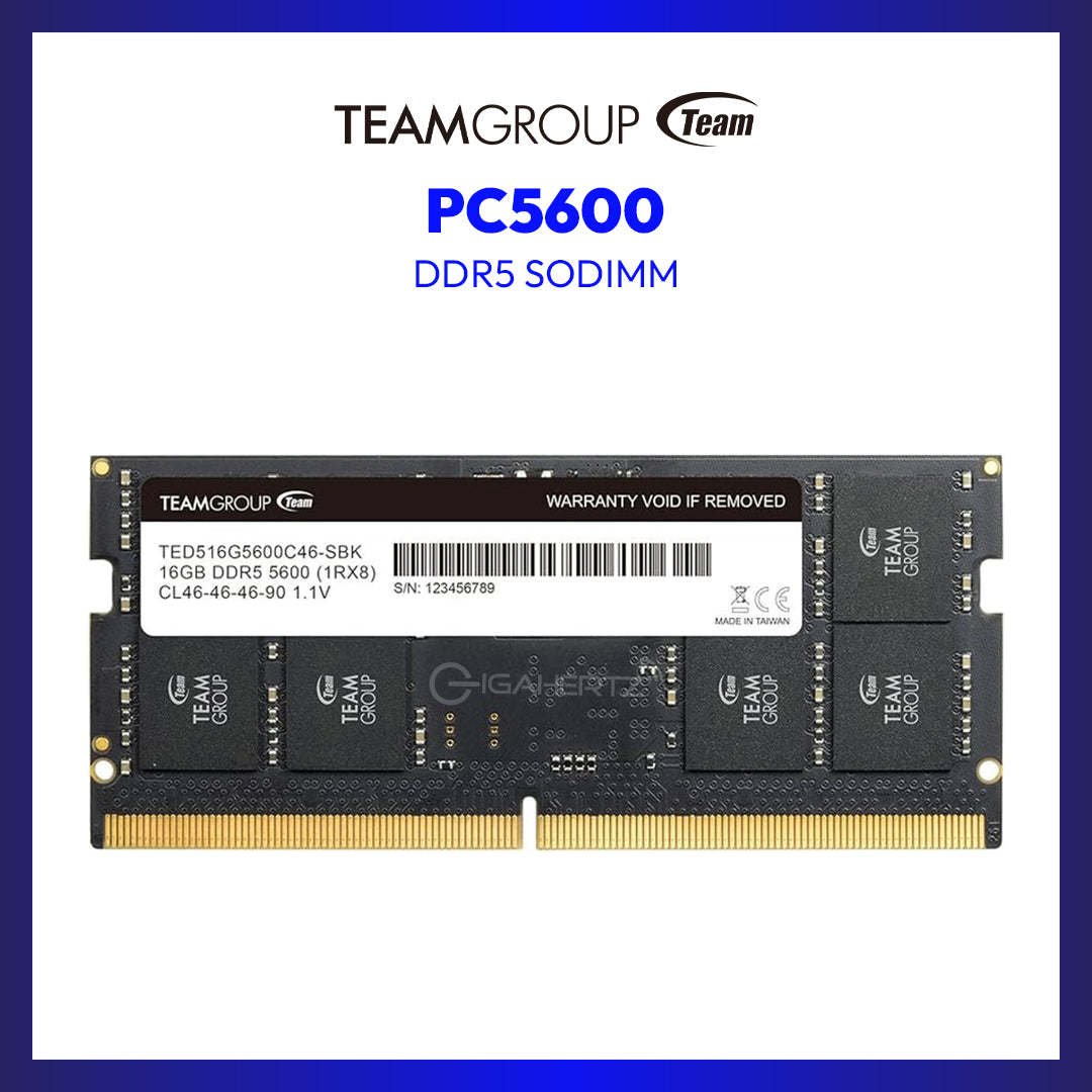 Team Group Elite 16GB DDR5 5600 SODIMM | Gigahertz