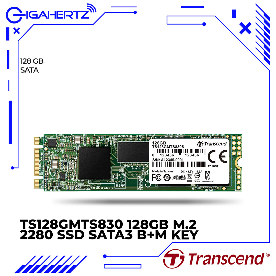 Transcend TS128GMTS830 128GB M.2 2280 SSD SATA3 B+M KEY