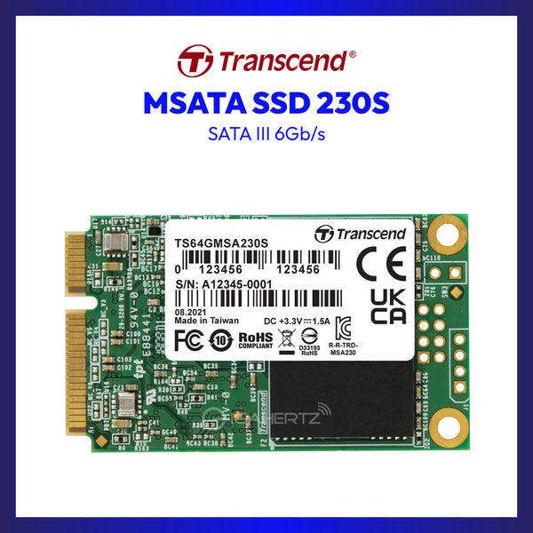 Transcend mSATA SSD 230S | Gigahertz