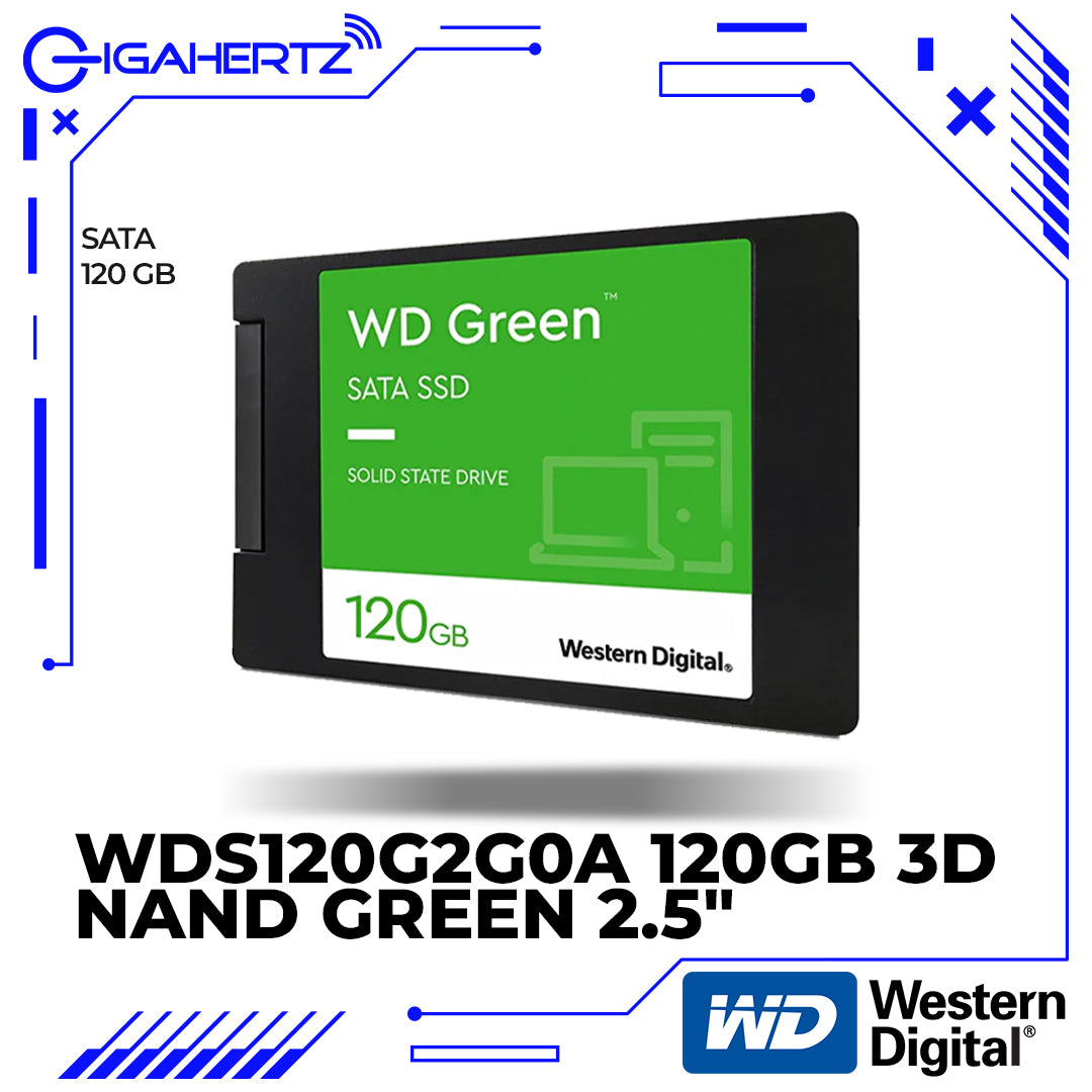 Western Digital WDS120G2G0A 120GB 3D NAND GREEN 2.5"