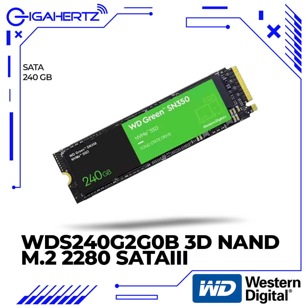 Western Digital WDS240G2G0B 240GB 3D NAND M.2 2280 SATAIII GREEN SSD ...