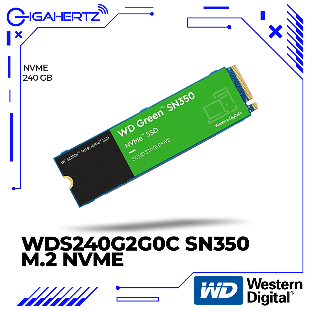 Western Digital WDS240G2G0C 240GB SN350 M.2 NVME GREEN