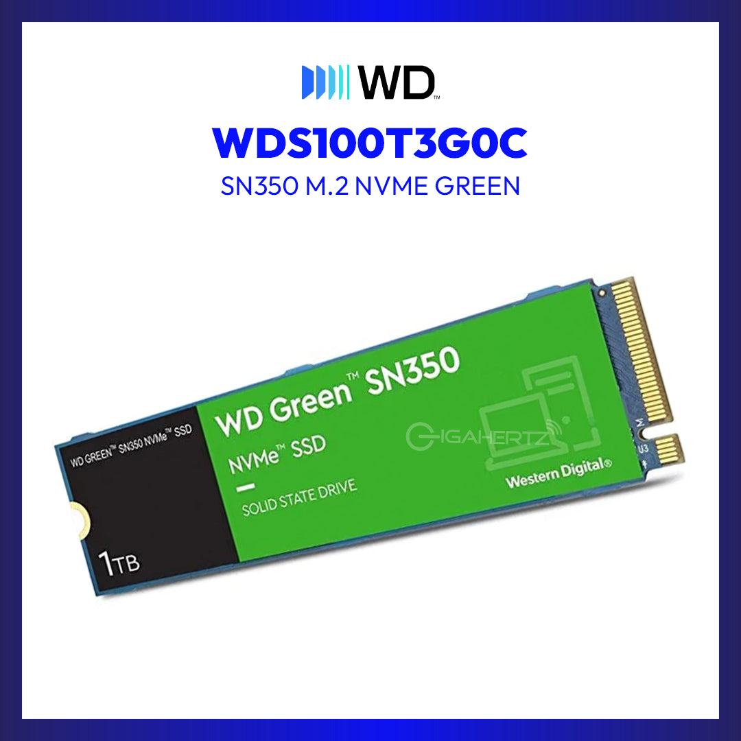 Western Digital WDS100T3G0C 1TB SN350 M.2 NVME GREEN