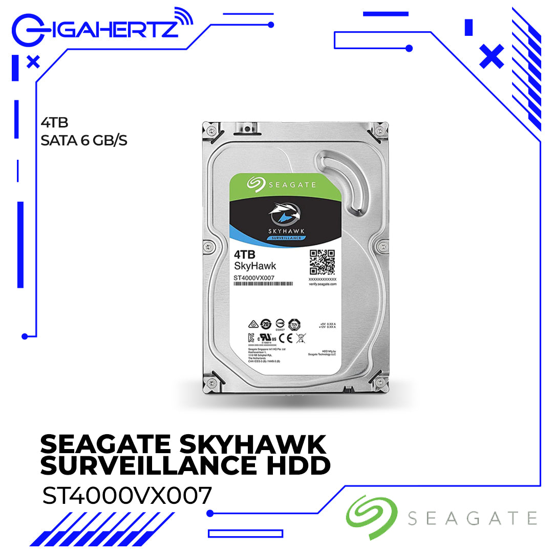 Seagate SkyHawk ST4000VX007 4TB Surveillance HDD | Gigahertz