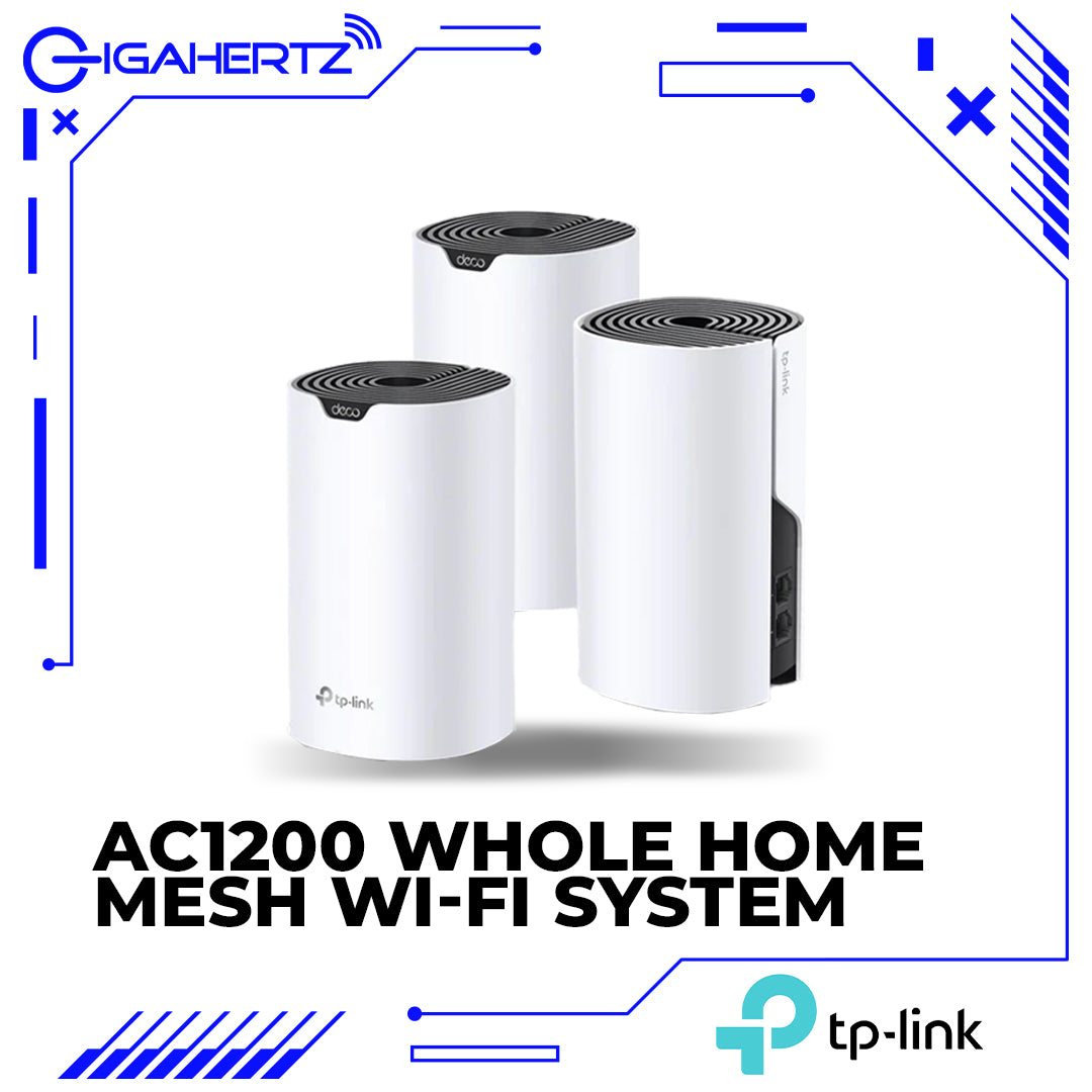 TP-Link AC1200 Whole Home Mesh Wi-Fi System Compatible With Amazon Alexa (Deco S4) (3-Pack)