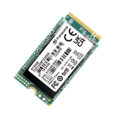 TRANSCEND 512GB M.2 2242 NVME PCIE SSD GEN3X4 3D TLC DRAM-LESS TS512GMTE400S