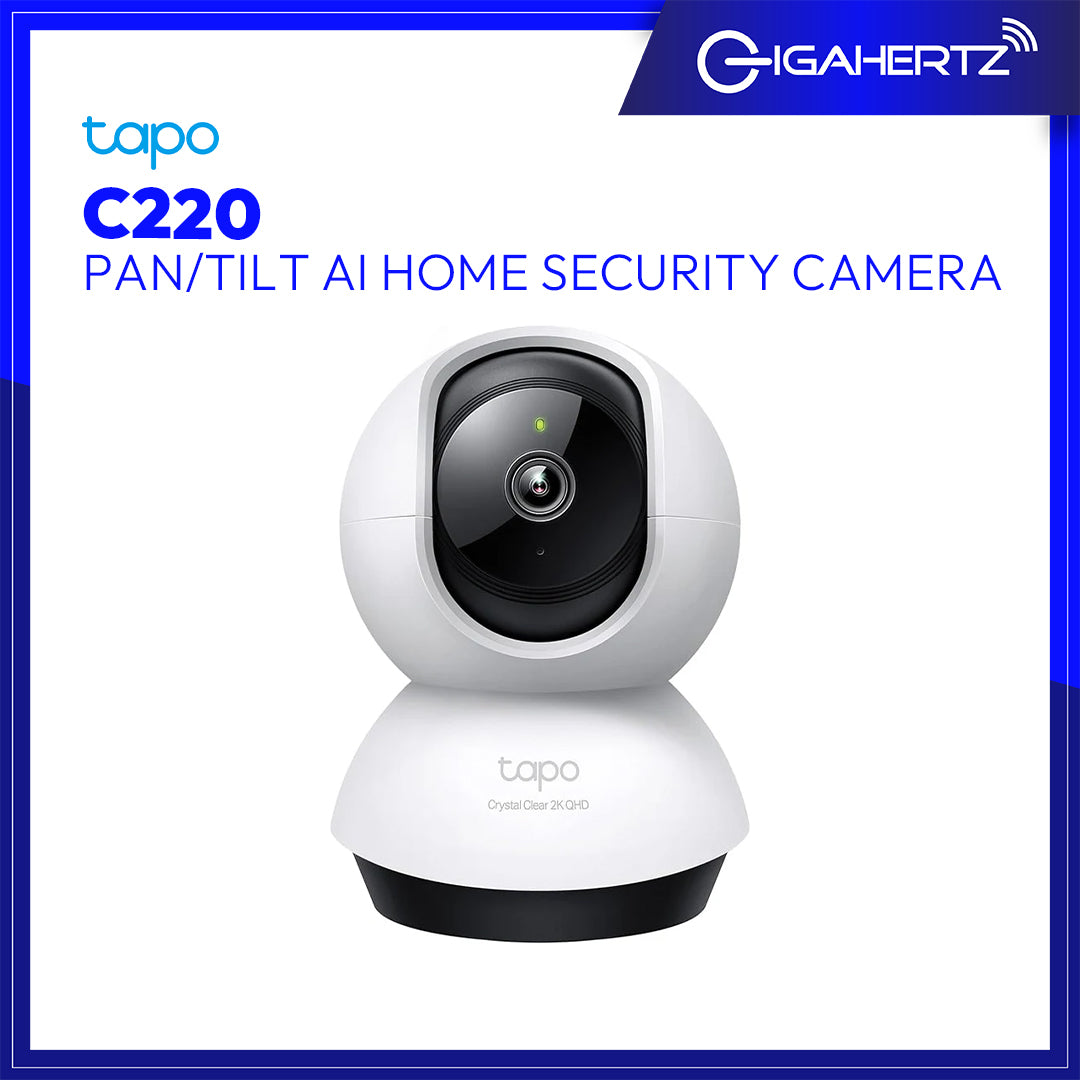 Tapo Pan/Tilt AI Home Security Camera C220