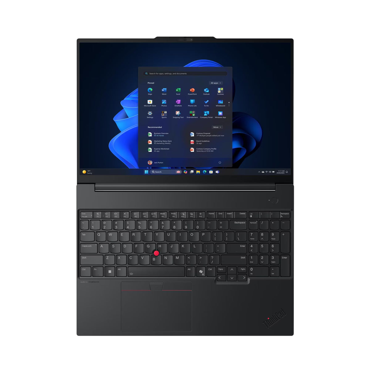 Lenovo ThinkPad E16 Gen 3 21SR0038PH | Intel Core™ Ultra 5 225U | 16GB RAM | 512GB SSD | Integrated Intel® Graphics | Windows 11 Pro | Black