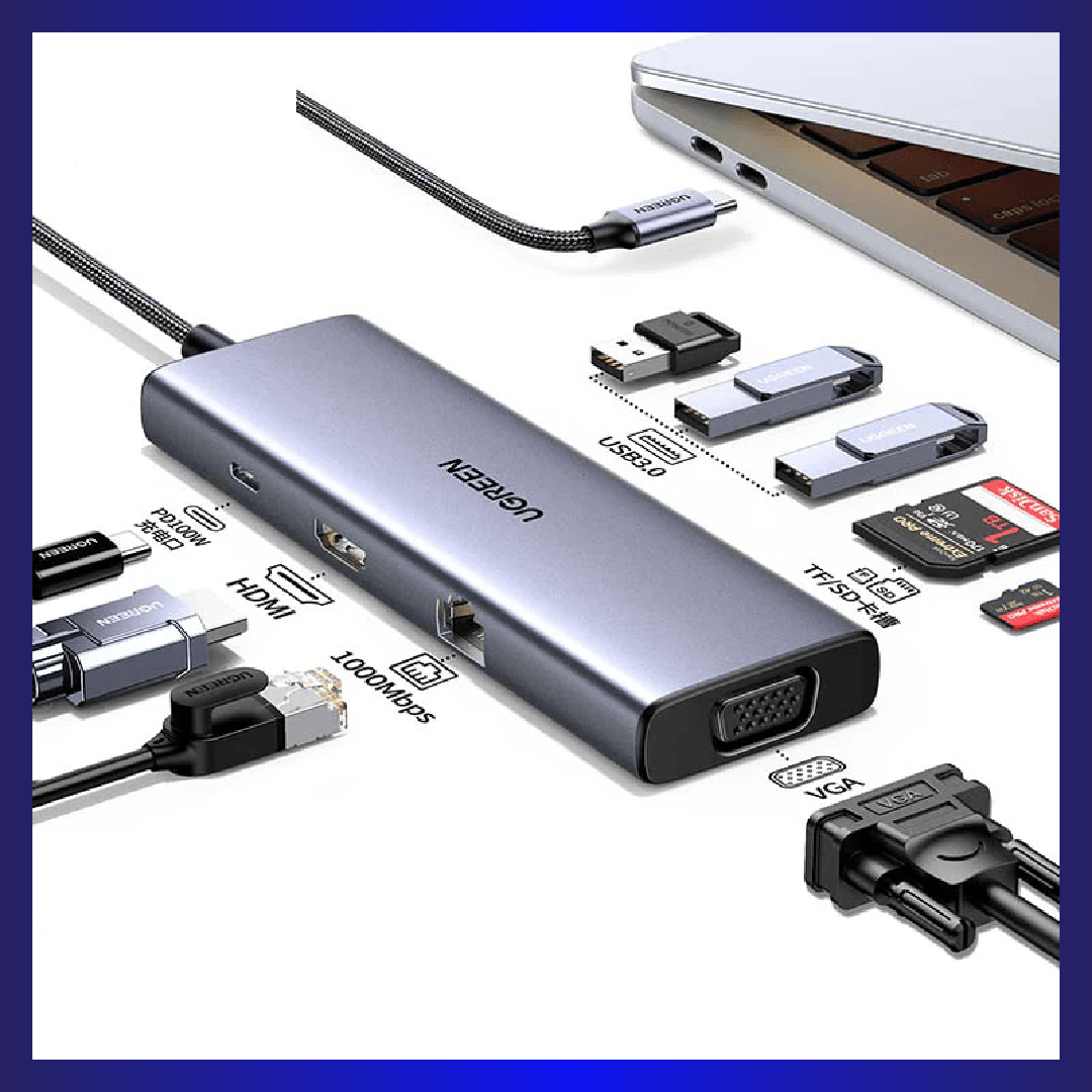 UGREEN USB-C 9-In-1 Multifunction Adapter - 15cm [CM498/15600]
