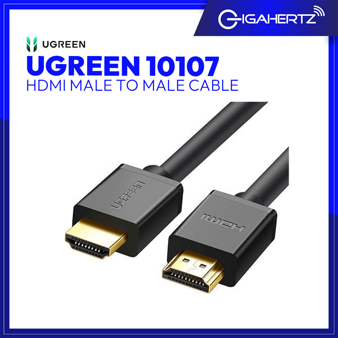 UGREEN 10107 HDMI Male To Male Cable 2-Meters
