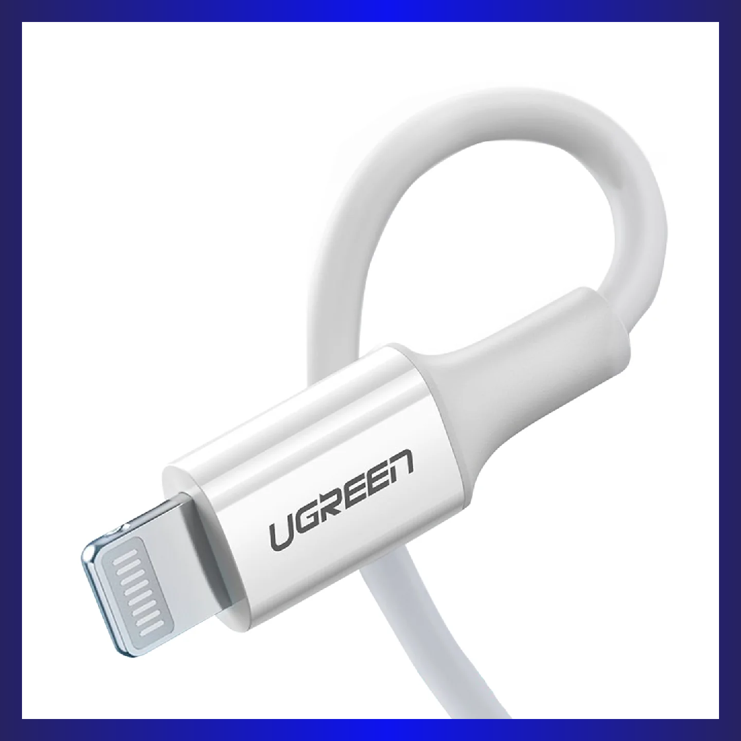 UGREEN 3A USB C to Lightning Cable 1m (White) (10493)
