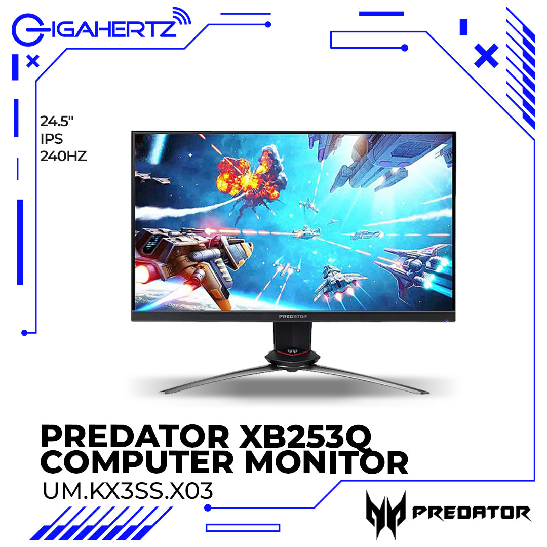 Acer Predator XB253Q 24.5-Inch IPS Full HD 240Hz Computer Monitor