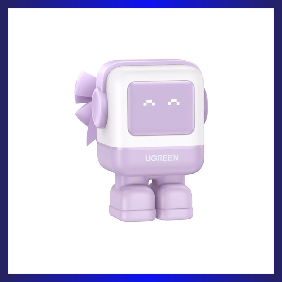 Ugreen CD359 25036 Mini Robot Nexode 30W USB-C Fast GaN Charger (Purple)
