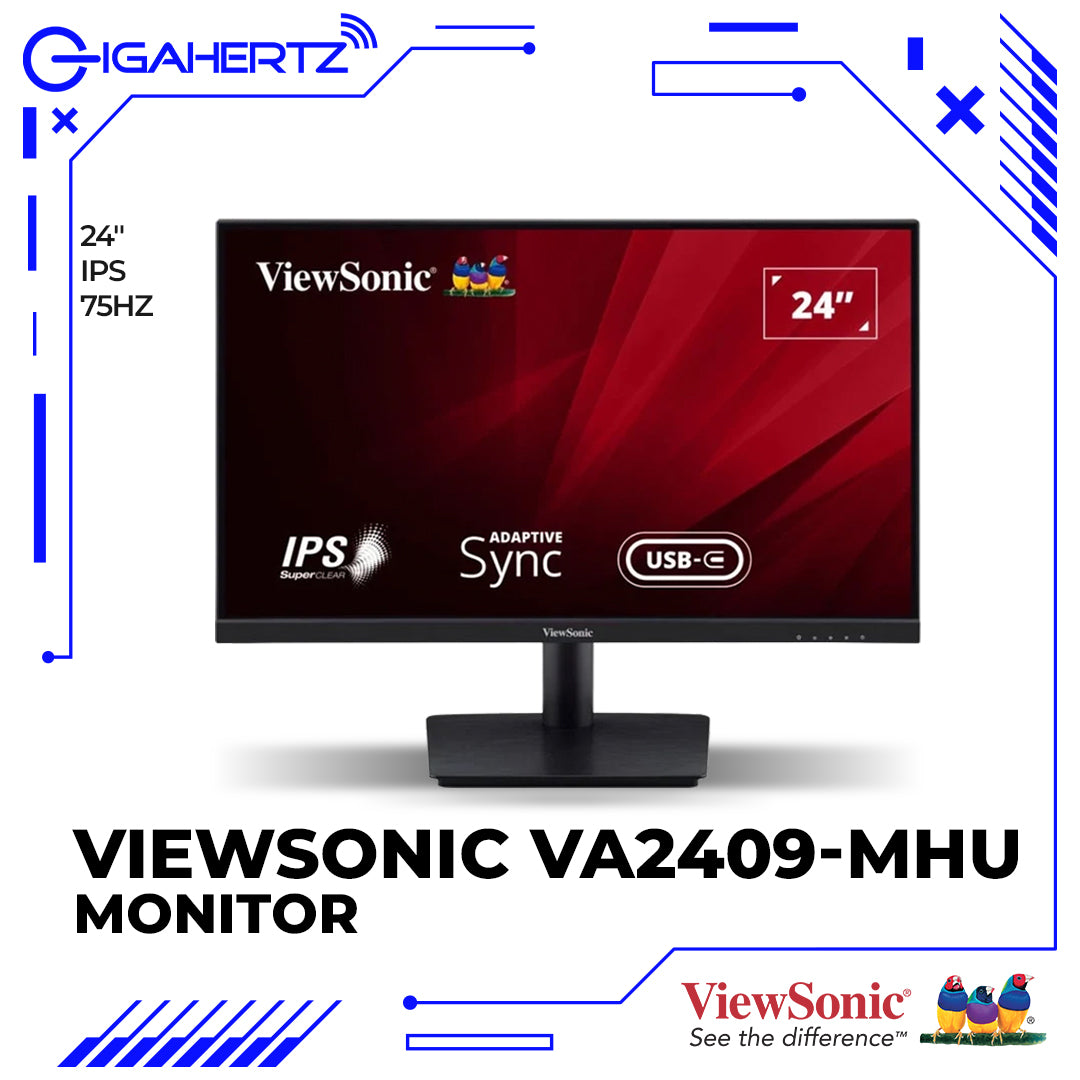 ViewSonic VA2409-MHU 24” Monitor with USB Type-C