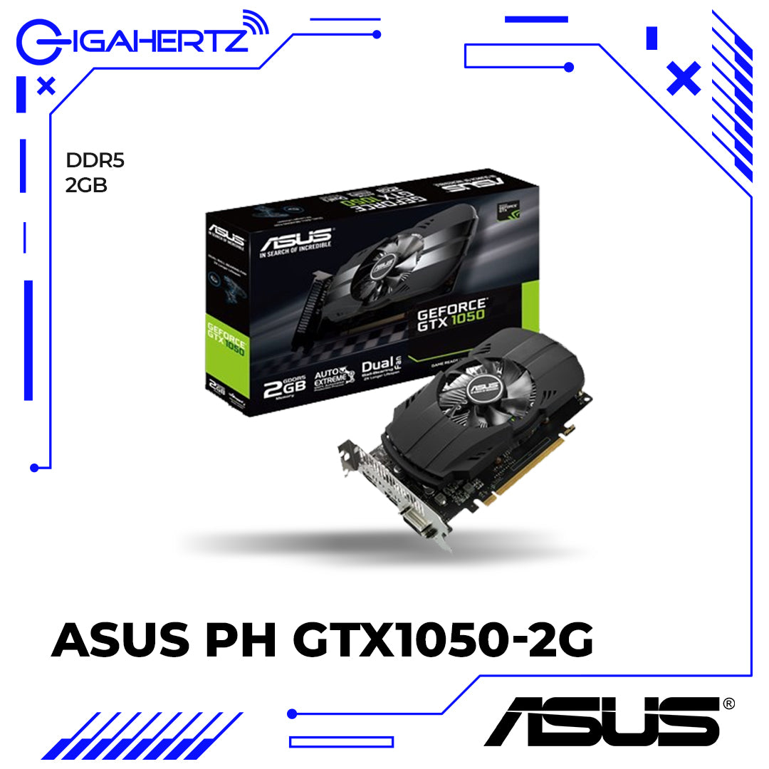 Asus GeForce GTX 1050 2GB DDR5 Gaming Graphics Card