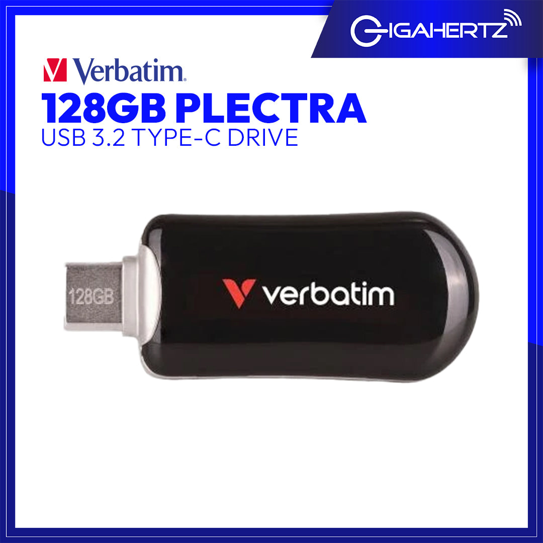 VERBATIM 128GB PLECTRA USB 3.2 TYPE-C DRIVE